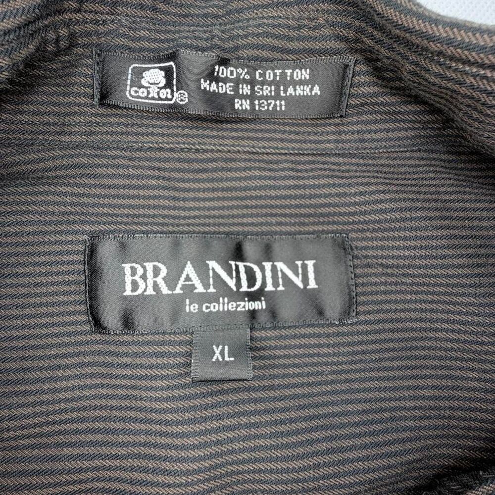 Brandini Men's Black Dress Shirt